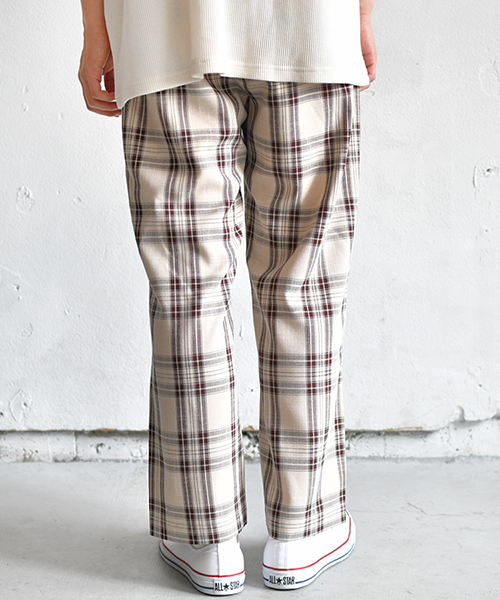 PairPair（ペアペア）の「チェック柄テーパードパンツ（その他パンツ・メンズ・ライトグレー/ベージュ・FREE）」の10枚目の写真