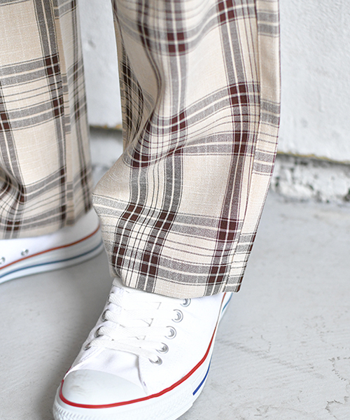 PairPair（ペアペア）の「チェック柄テーパードパンツ（その他パンツ・メンズ・ライトグレー/ベージュ・FREE）」の20枚目の写真