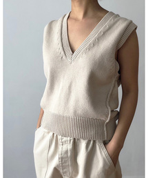 TODAYFUL | アウトシームニットベスト(ベスト)