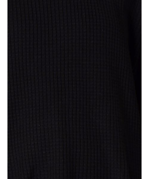 GYDA（ジェイダ）の「ダメージワッフルニットTOPS（ニット/セーター・レディース・ブラック/グレー/オフホワイト/その他・FREE）」の10枚目の写真