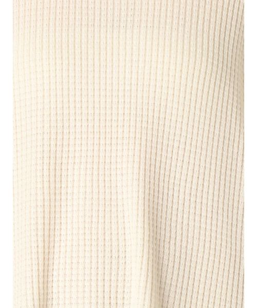 GYDA（ジェイダ）の「ダメージワッフルニットTOPS（ニット/セーター・レディース・ブラック/グレー/オフホワイト/その他・FREE）」の7枚目の写真