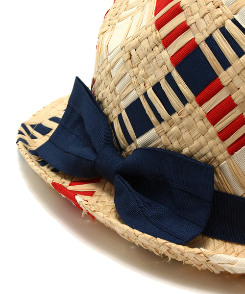 rosebullet（ローズブリット）の「トリコロールハット（ハット・レディース・黄土色系・FREE）」の4枚目の写真