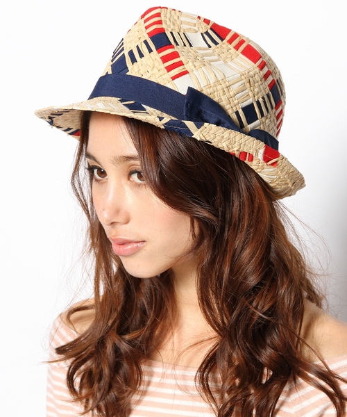 rosebullet（ローズブリット）の「トリコロールハット（ハット・レディース・黄土色系・FREE）」の7枚目の写真