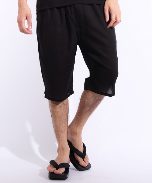 ８(eight)（エイト）の「和装インナー ステテコ アンダーウェア（和装小物・メンズ・ブラック/ネイビー・MEDIUM/LARGE/X-LARGE）」の2枚目の写真