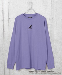 KANGOL | ∴WEGO/【WEB限定】KANGOL 別注ビッグシルエット刺繍ロンT(Tシャツ/カットソー)