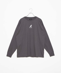 KANGOL | ∴WEGO/【WEB限定】KANGOL 別注ビッグシルエット刺繍ロンT(Tシャツ/カットソー)