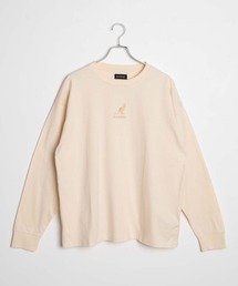 KANGOL | ∴WEGO/【WEB限定】KANGOL 別注ビッグシルエット刺繍ロンT(Tシャツ/カットソー)