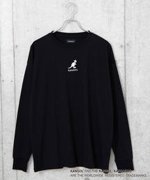 KANGOL | ∴WEGO/【WEB限定】KANGOL 別注ビッグシルエット刺繍ロンT(Tシャツ/カットソー)