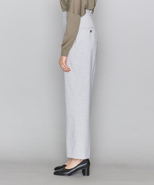 BEAUTY&YOUTH UNITED ARROWS(ビューティーアンドユースユナイテッドアローズ)の「BY メランジストレートワイドパンツо(その他パンツ・レディース・ライトグレー/ベージュ/ネイビー・MEDIUM/SMALL)」の5枚目の写真