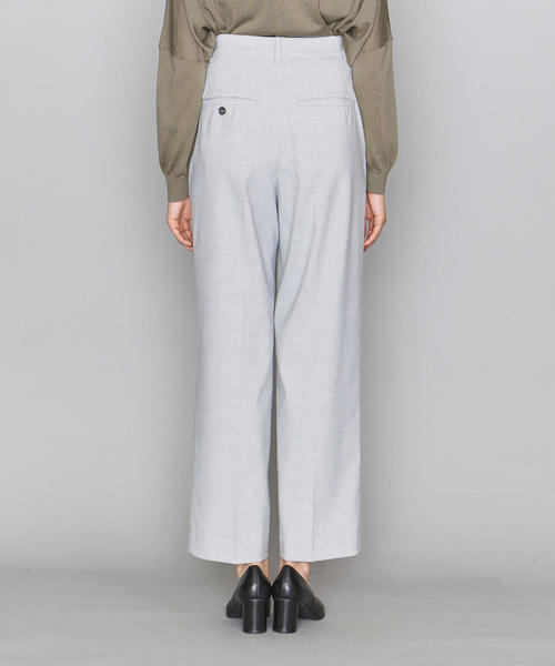 BEAUTY&YOUTH UNITED ARROWS(ビューティーアンドユースユナイテッドアローズ)の「BY メランジストレートワイドパンツо(その他パンツ・レディース・ライトグレー/ベージュ/ネイビー・MEDIUM/SMALL)」の6枚目の写真