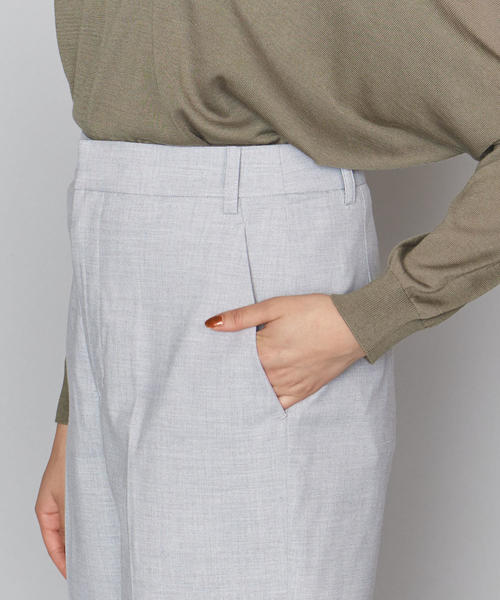 BEAUTY&YOUTH UNITED ARROWS(ビューティーアンドユースユナイテッドアローズ)の「BY メランジストレートワイドパンツо(その他パンツ・レディース・ライトグレー/ベージュ/ネイビー・MEDIUM/SMALL)」の8枚目の写真