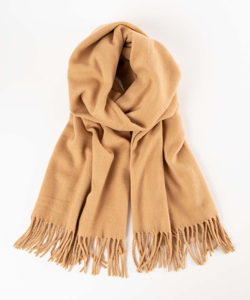 WEGO(ウィゴー)の「WEGO/無地ストール(ストール/ショール・レディース・キャメル/ダークグリーン/ブラウン/ライトピンク/ワイン/マスタード/ベージュ/ホワイト/ブラック/グレー・FREE)」の8枚目の写真
