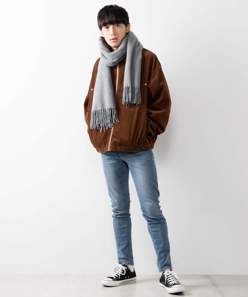 WEGO(ウィゴー)の「WEGO/無地ストール(ストール/ショール・レディース・キャメル/ダークグリーン/ブラウン/ライトピンク/ワイン/マスタード/ベージュ/ホワイト/ブラック/グレー・FREE)」の15枚目の写真