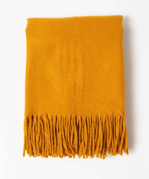 WEGO(ウィゴー)の「WEGO/無地ストール(ストール/ショール・レディース・キャメル/ダークグリーン/ブラウン/ライトピンク/ワイン/マスタード/ベージュ/ホワイト/ブラック/グレー・FREE)」の22枚目の写真