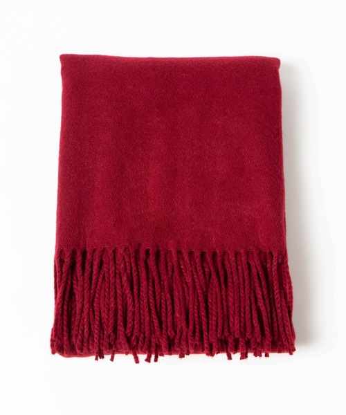 WEGO(ウィゴー)の「WEGO/無地ストール(ストール/ショール・レディース・キャメル/ダークグリーン/ブラウン/ライトピンク/ワイン/マスタード/ベージュ/ホワイト/ブラック/グレー・FREE)」の16枚目の写真