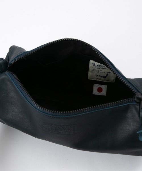 Butler Verner Sails（バトラーヴァーナーセイルス）の「馬革ロールショルダー（ショルダーバッグ・メンズ・ネイビー/ブラック/ダークグリーン/ブラウン/キャメル・FREE）」の16枚目の写真