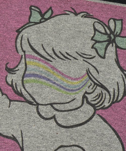 Candy Stripper(キャンディストリッパー)の「FREAK OUT フーディー(パーカー・レディース・オフホワイト/ブラック/ピンク・2)」の4枚目の写真