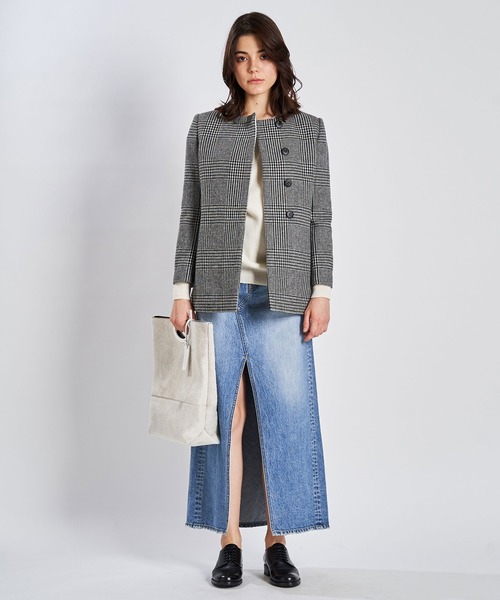 Whim Gazette（ウィムガゼット）の「デニムフレアロングスカート