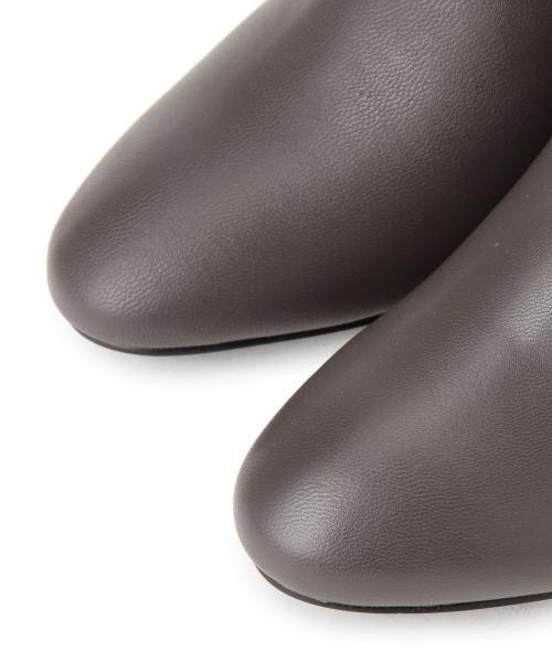BEAMS LIGHTS Women's(ビームスライツ ウィメンズ)の「BEAMS LIGHTS / ヒール切替スムースブーティ(ブーティ・レディース・ブラック/ブラウン・38/36/38.5/37)」の5枚目の写真