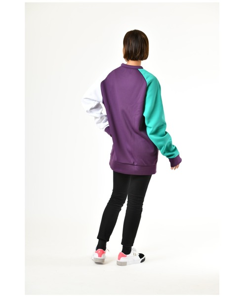 FILA(フィラ)の「FILA/フィラ 保温クルーネックスウェット(スウェット・メンズ・ホワイト/パープル/ネイビー/エメラルド・S/M/L)」の15枚目の写真