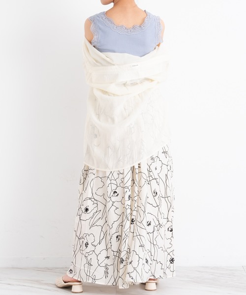 VANNIE U（ヴァニーユー）の「ニュアンスフラワースカート（スカート・レディース・アイボリー・FREE）」の3枚目の写真