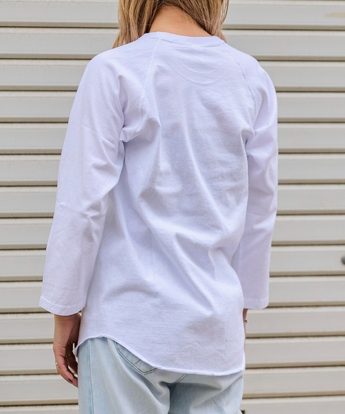 Good On(グッドオン)の「GOOD ON BASEBALL TEE (グッドオン ベースボールT)(Tシャツ/カットソー・メンズ・ネイビー/ナチュラル/ホワイト・S/M/L/XL)」の4枚目の写真