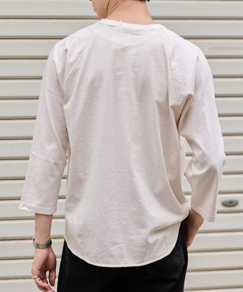 Good On(グッドオン)の「GOOD ON BASEBALL TEE (グッドオン ベースボールT)(Tシャツ/カットソー・メンズ・ネイビー/ナチュラル/ホワイト・S/M/L/XL)」の6枚目の写真