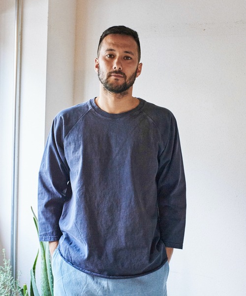 Good On(グッドオン)の「GOOD ON BASEBALL TEE (グッドオン ベースボールT)(Tシャツ/カットソー・メンズ・ネイビー/ナチュラル/ホワイト・S/M/L/XL)」の9枚目の写真