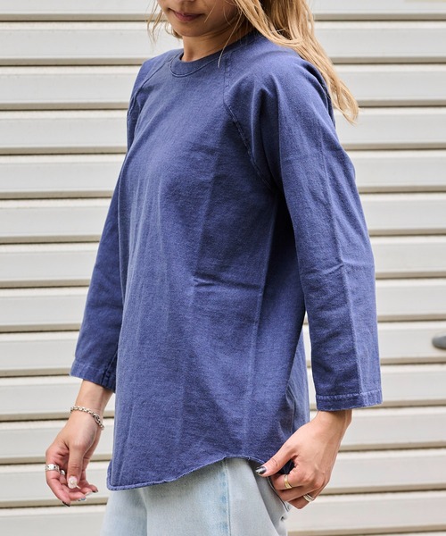 Good On(グッドオン)の「GOOD ON BASEBALL TEE (グッドオン ベースボールT)(Tシャツ/カットソー・メンズ・ネイビー/ナチュラル/ホワイト・S/M/L/XL)」の8枚目の写真