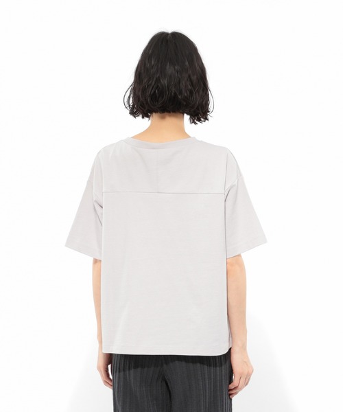 LAKOLE（ラコレ）の「USAコットンアソートロゴTシャツ / LAKOLE（Tシャツ/カットソー・レディース・オフホワイト/ベージュ/ブラック/ライトグレー・SMALL/MEDIUM）」の11枚目の写真