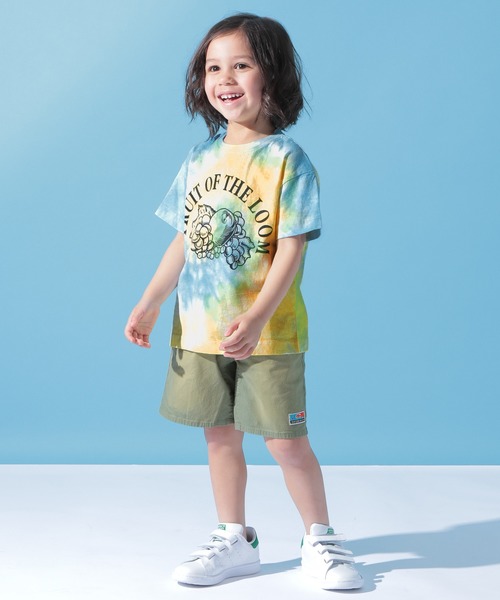 BAYFLOW（ベイフロー）の「【FRUIT OF THE LOOM(フルーツオブザルーム)】別注タイダイTee（Tシャツ/カットソー・キッズ・ピンク/イエロー・X-LARGE/LARGE/XX-LARGE/SMALL/MEDIUM）」の11枚目の写真