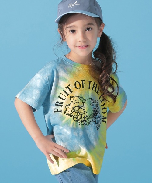 BAYFLOW（ベイフロー）の「【FRUIT OF THE LOOM(フルーツオブザルーム)】別注タイダイTee（Tシャツ/カットソー・キッズ・ピンク/イエロー・X-LARGE/LARGE/XX-LARGE/SMALL/MEDIUM）」の13枚目の写真