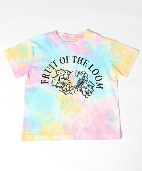 BAYFLOW（ベイフロー）の「【FRUIT OF THE LOOM(フルーツオブザルーム)】別注タイダイTee（Tシャツ/カットソー・キッズ・ピンク/イエロー・X-LARGE/LARGE/XX-LARGE/SMALL/MEDIUM）」の9枚目の写真