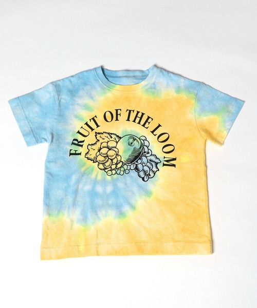 BAYFLOW（ベイフロー）の「【FRUIT OF THE LOOM(フルーツオブザルーム)】別注タイダイTee（Tシャツ/カットソー・キッズ・ピンク/イエロー・X-LARGE/LARGE/XX-LARGE/SMALL/MEDIUM）」の5枚目の写真