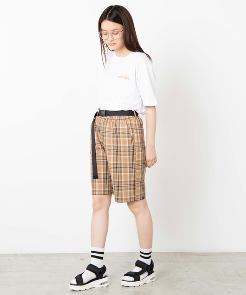 WEGO（ウィゴー）の「WEGO/HOTDOGプリントTシャツ（Tシャツ/カットソー・レディース・ホワイト/ブラック・SMALL/MEDIUM/LARGE）」の5枚目の写真