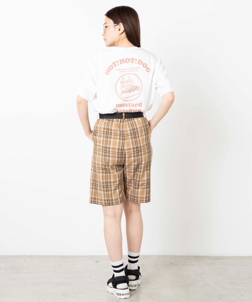 WEGO（ウィゴー）の「WEGO/HOTDOGプリントTシャツ（Tシャツ/カットソー・レディース・ホワイト/ブラック・SMALL/MEDIUM/LARGE）」の6枚目の写真