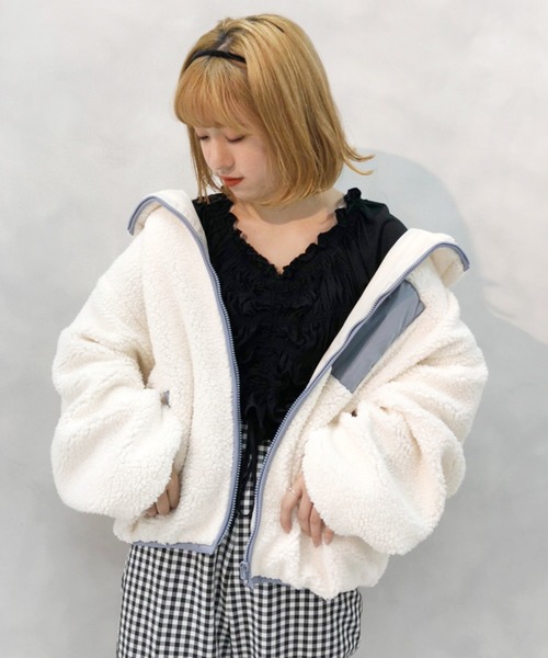 ナイスクラップ　ボアブルゾン one after another NICE CLAUP/【one after another