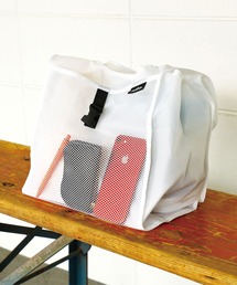 Nahe（ネーエ）の「nahe SHOPPER ネーエ ショッパー エコバッグ マルシェバッグ メッシュ ミニトート 折りたたみ S（エコバッグ/サブバッグ・キッズ・ホワイト系）」
