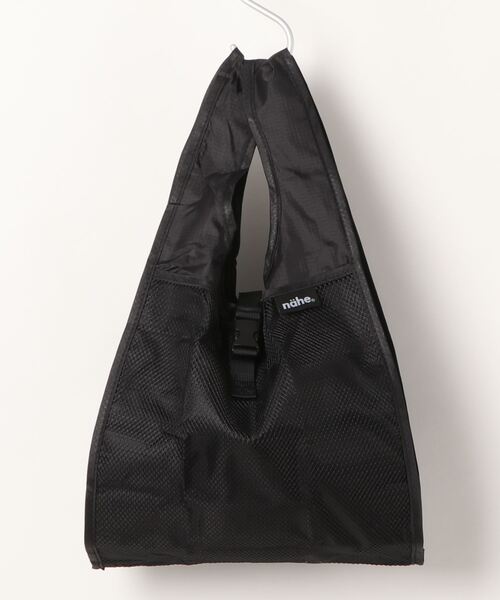 Nahe（ネーエ）の「nahe SHOPPER ネーエ ショッパー エコバッグ マルシェバッグ メッシュ ミニトート 折りたたみ S（エコバッグ/サブバッグ・メンズ・ホワイト/ブラック/レッド/イエロー/ブルー/グリーン/ベージュ/ライトブルー・FREE）」の9枚目の写真