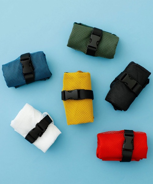 Nahe（ネーエ）の「nahe SHOPPER ネーエ ショッパー エコバッグ マルシェバッグ メッシュ ミニトート 折りたたみ S（エコバッグ/サブバッグ・メンズ・ホワイト/ブラック/レッド/イエロー/ブルー/グリーン/ベージュ/ライトブルー・FREE）」の15枚目の写真