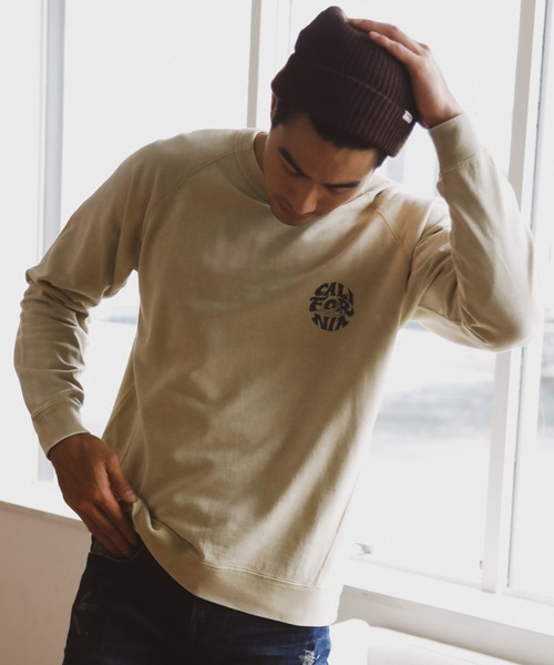 BAYFLOW(ベイフロー)の「スノーウォッシュインレイプルオーバー L/S(スウェット・メンズ・グリーン/ネイビー/ピンク/ブラウン/カーキ/オレンジ/チャコール・LARGE/MEDIUM/SMALL)」の3枚目の写真