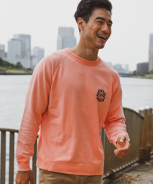 BAYFLOW(ベイフロー)の「スノーウォッシュインレイプルオーバー L/S(スウェット・メンズ・グリーン/ネイビー/ピンク/ブラウン/カーキ/オレンジ/チャコール・LARGE/MEDIUM/SMALL)」の6枚目の写真