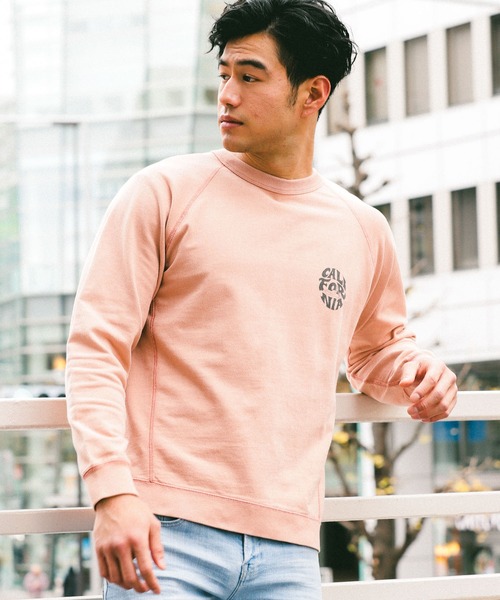 BAYFLOW(ベイフロー)の「スノーウォッシュインレイプルオーバー L/S(スウェット・メンズ・グリーン/ネイビー/ピンク/ブラウン/カーキ/オレンジ/チャコール・LARGE/MEDIUM/SMALL)」の7枚目の写真