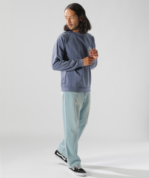 BAYFLOW(ベイフロー)の「スノーウォッシュインレイプルオーバー L/S(スウェット・メンズ・グリーン/ネイビー/ピンク/ブラウン/カーキ/オレンジ/チャコール・LARGE/MEDIUM/SMALL)」の21枚目の写真