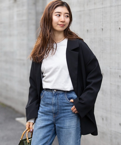 United Athle（ユナイテッドアスレ）の「【United Athle】5.6オンス ビッグシルエットロングスリーブTEE 長袖無地Tシャツ ロンT 5509（Tシャツ/カットソー・メンズ・ダークグリーン/ライトブルー/ライトグレー/ライトパープル/ネイビー/スミクロ/ホワイト/ブラック/ベージュ・L/M/S/XL）」の4枚目の写真