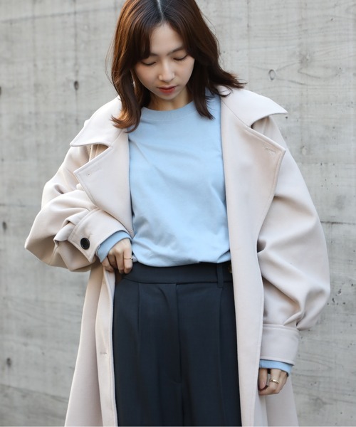 United Athle（ユナイテッドアスレ）の「【United Athle】5.6オンス ビッグシルエットロングスリーブTEE 長袖無地Tシャツ ロンT 5509（Tシャツ/カットソー・メンズ・ダークグリーン/ライトブルー/ライトグレー/ライトパープル/ネイビー/スミクロ/ホワイト/ブラック/ベージュ・L/M/S/XL）」の7枚目の写真