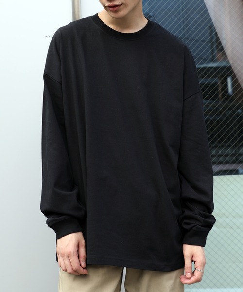 United Athle（ユナイテッドアスレ）の「【United Athle】5.6オンス ビッグシルエットロングスリーブTEE 長袖無地Tシャツ ロンT 5509（Tシャツ/カットソー・メンズ・ダークグリーン/ライトブルー/ライトグレー/ライトパープル/ネイビー/スミクロ/ホワイト/ブラック/ベージュ・L/M/S/XL）」の11枚目の写真