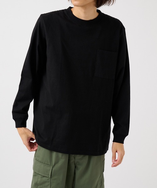 United Athle（ユナイテッドアスレ）の「【United Athle】5.6オンス ビッグシルエットロングスリーブTEE 長袖無地Tシャツ ロンT 5509（Tシャツ/カットソー・メンズ・ダークグリーン/ライトブルー/ライトグレー/ライトパープル/ネイビー/スミクロ/ホワイト/ブラック/ベージュ・L/M/S/XL）」の18枚目の写真