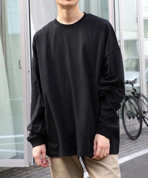 United Athle（ユナイテッドアスレ）の「【United Athle】5.6オンス ビッグシルエットロングスリーブTEE 長袖無地Tシャツ ロンT 5509（Tシャツ/カットソー・メンズ・ダークグリーン/ライトブルー/ライトグレー/ライトパープル/ネイビー/スミクロ/ホワイト/ブラック/ベージュ・L/M/S/XL）」の16枚目の写真