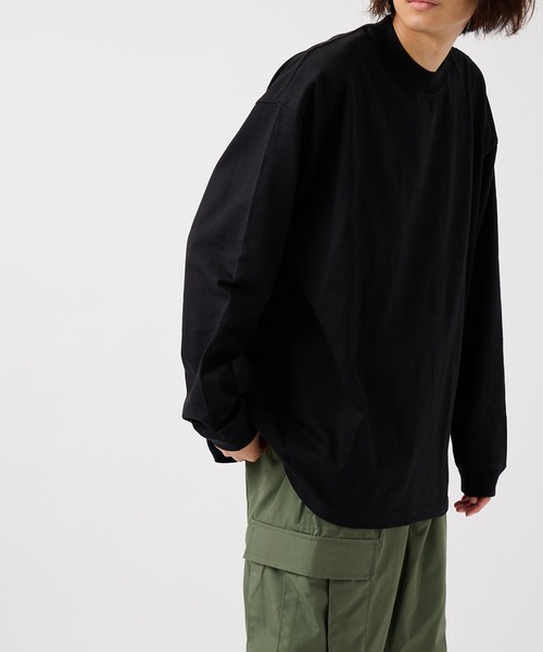 United Athle（ユナイテッドアスレ）の「【United Athle】5.6オンス ビッグシルエットロングスリーブTEE 長袖無地Tシャツ ロンT 5509（Tシャツ/カットソー・メンズ・ダークグリーン/ライトブルー/ライトグレー/ライトパープル/ネイビー/スミクロ/ホワイト/ブラック/ベージュ・L/M/S/XL）」の19枚目の写真